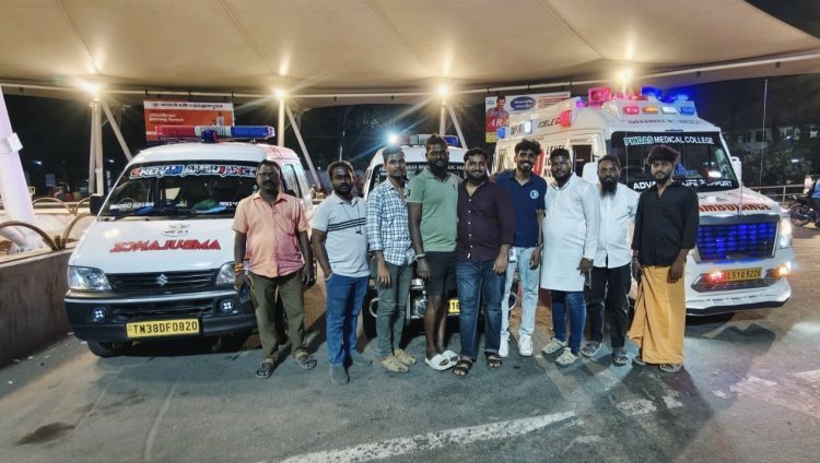 4வயது உயிரை காப்பாற்றிய ஆம்புலன்ஸ் ஓட்டுநர்கள்